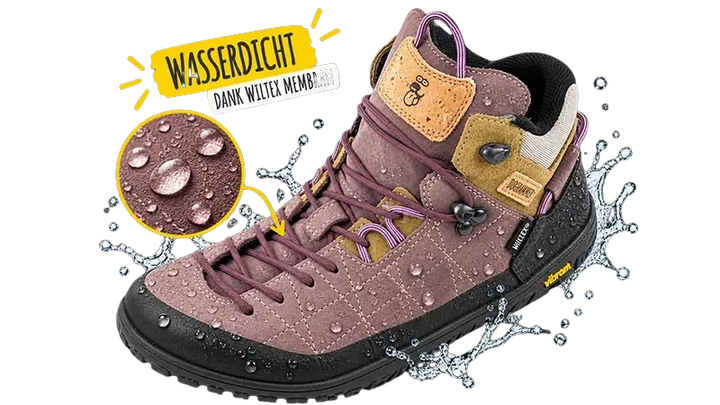Terrar Rock High WP Indigo - wasserdichter Barfuß-Wanderschuh