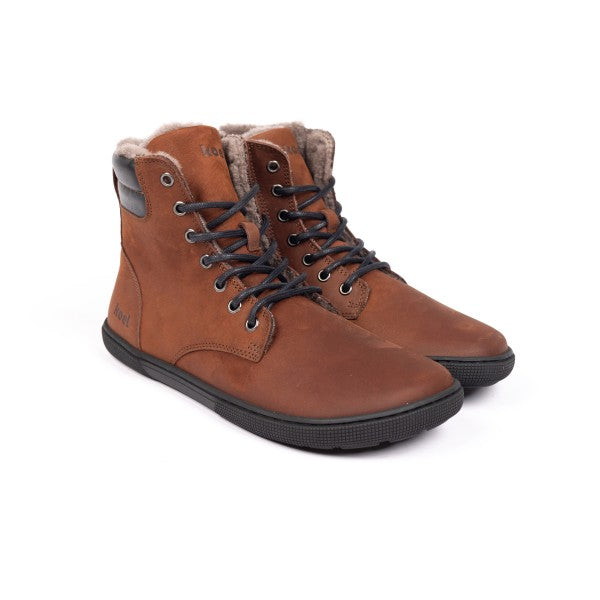 KOEL Florence - Damen Winterbarfußstiefel mit Lammfell