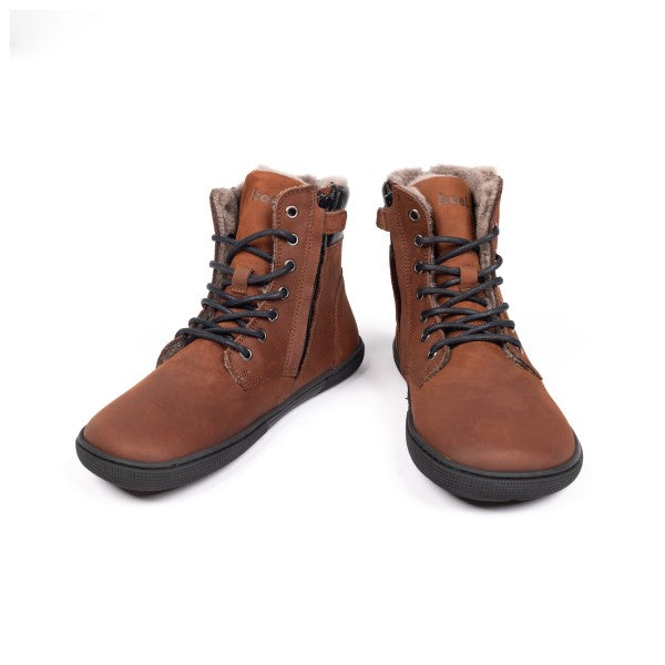 KOEL Florence - Damen Winterbarfußstiefel mit Lammfell
