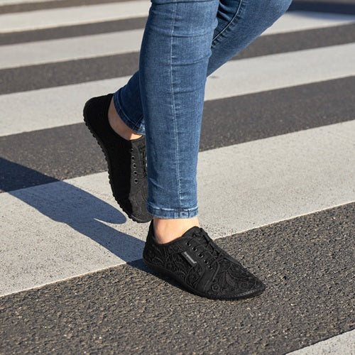 Amalfi Nero - Eleganz trifft Barfußkomfort – Limited Edition Sneaker