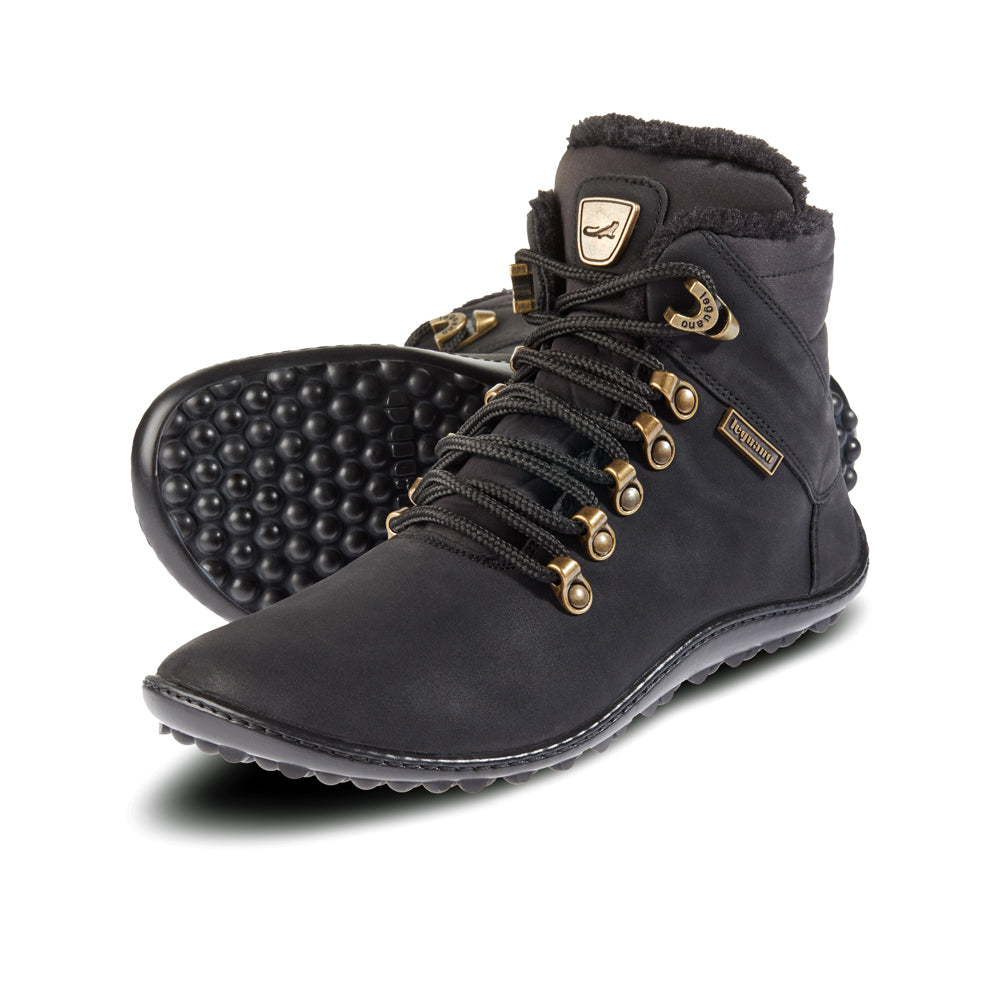 Husky Schwarz - Warmer Winterboot