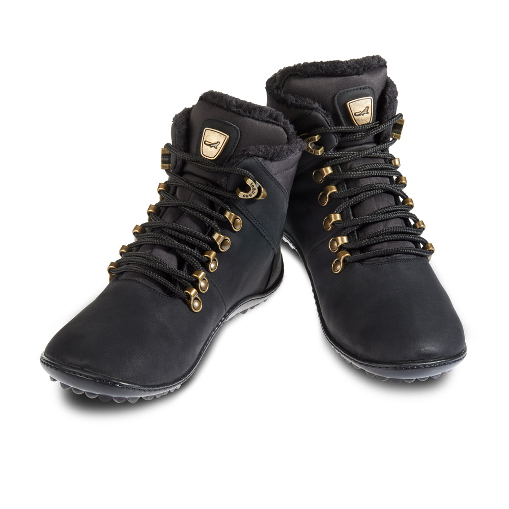 Husky Schwarz - Warmer Winterboot
