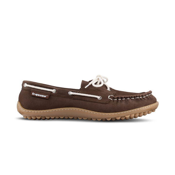 Leguano Moreccasin Mokka  –  Premium Mokassin aus super weichen Nubukleder