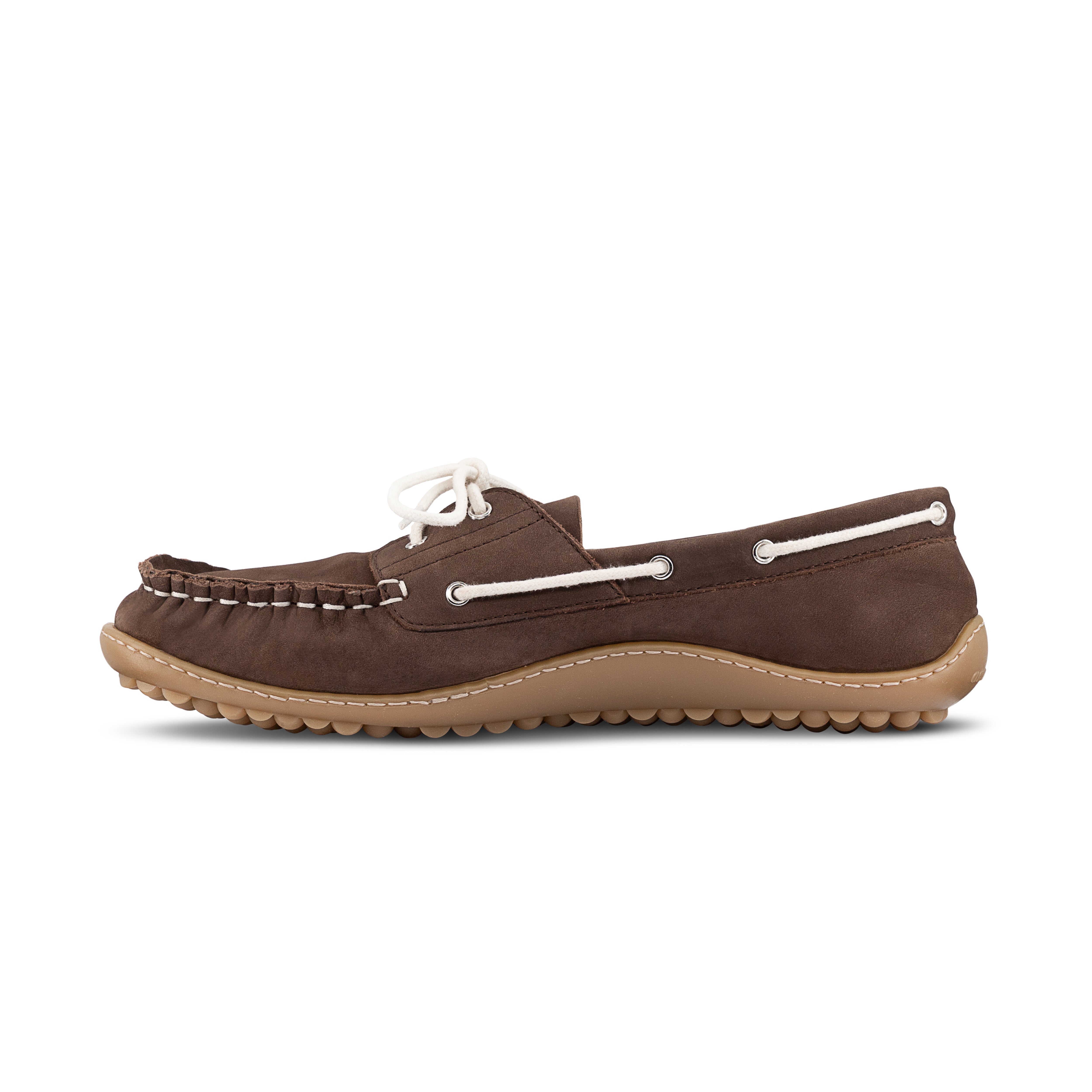 Leguano Moreccasin Mokka  –  Premium Mokassin aus super weichen Nubukleder